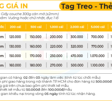In tag , thẻ tro sản phẩm